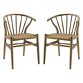 Flourish Spindle Wood Dining Side Chair Set of 2 by Modway