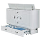 Arason Creden-ZzZ Kingston White Queen Murphy Cabinet Bed In A Box