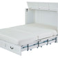 Arason Creden-ZzZ Kingston White Queen Murphy Cabinet Bed In A Box