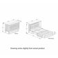 Night and Day Alpine Heritage Brown Queen Murphy Cabinet Bed In A Box