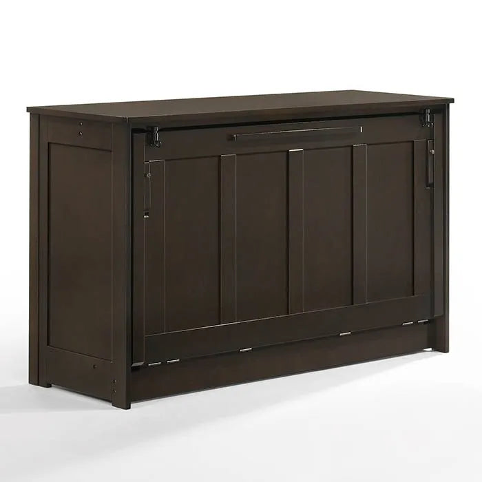 Night and Day Orion Dark Chocolate Full Murphy Cabinet Bed In A Box