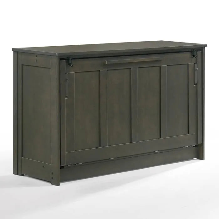 Night and Day Orion Stonewash Full Murphy Cabinet Bed In A Box
