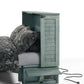 Night & Day Poppy Antique Blue Queen Murphy Cabinet Bed In A Box
