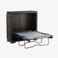 Night & Day San Sebastian Cabinet Murphy Bed In Box Twin Espresso with Sealy Gel Memory Foam Mattress