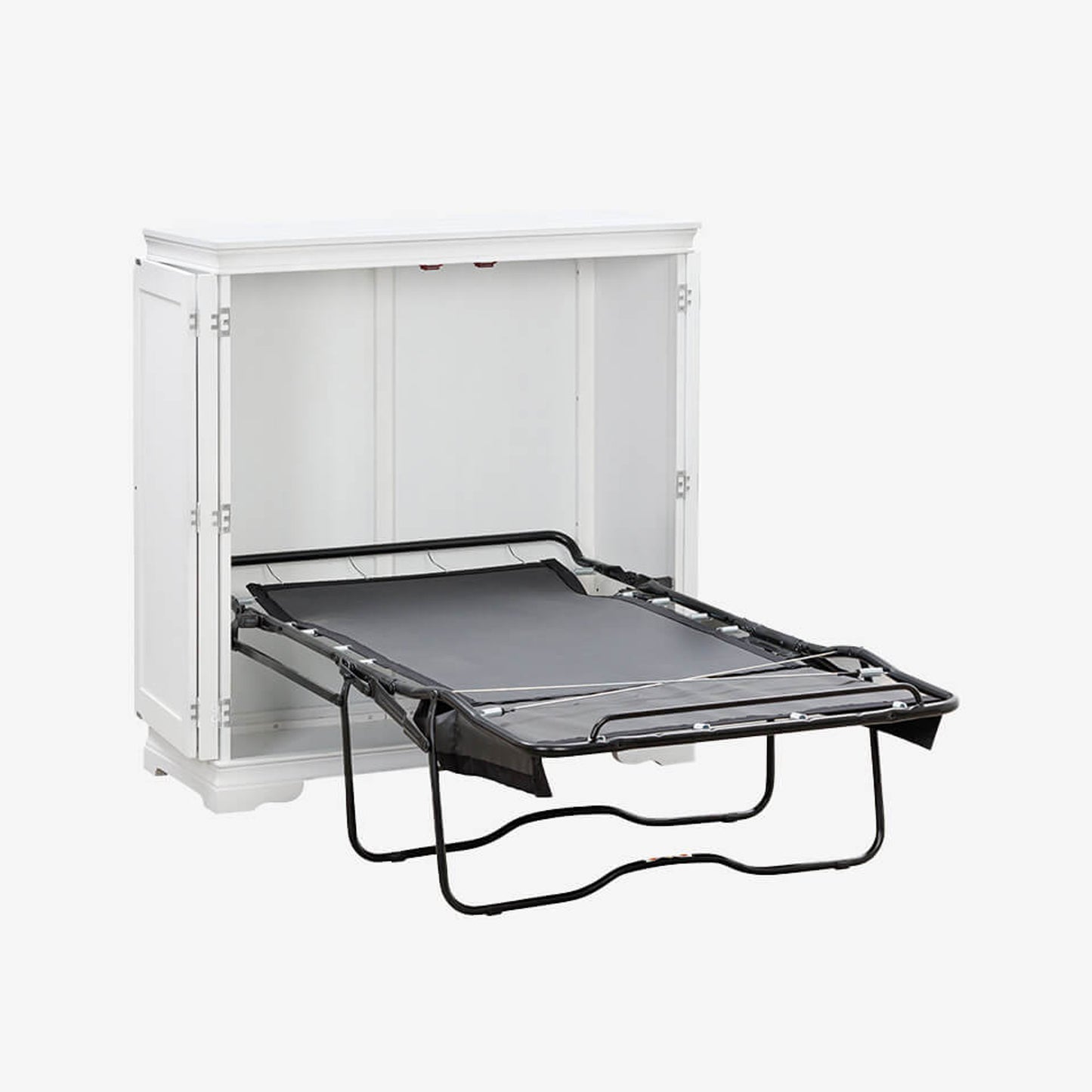 Night & Day San Sebastian Cabinet Murphy Bed In Box Twin White with Sealy Gel Memory Foam Mattress