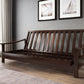 Pagoda Black Walnut Queen Wall Hugger Futon Frame