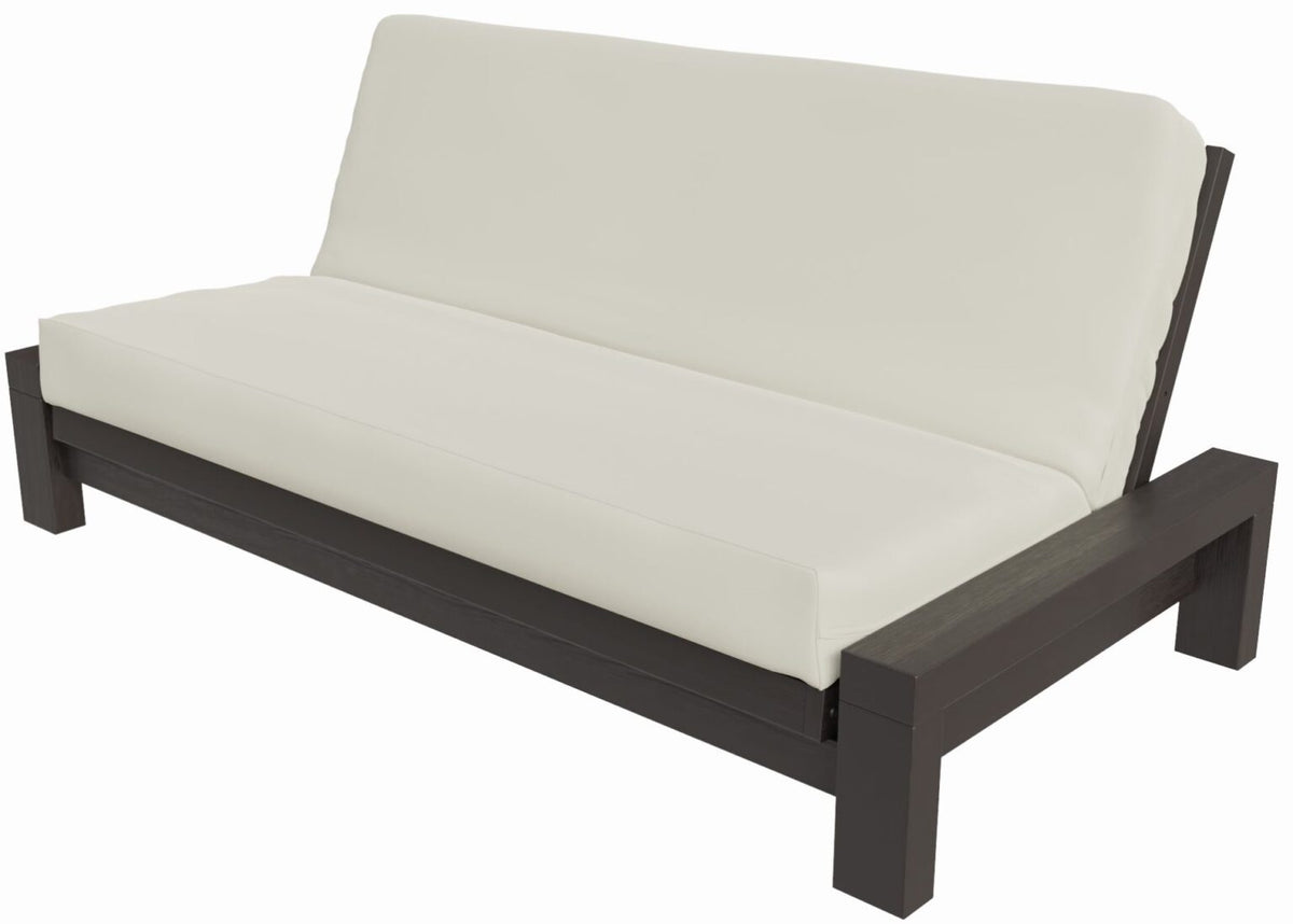 Rockwell Black Walnut Queen Wall Hugger Futon Frame