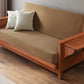 Tiro Warm Cherry Queen Wall Hugger Futon Frame