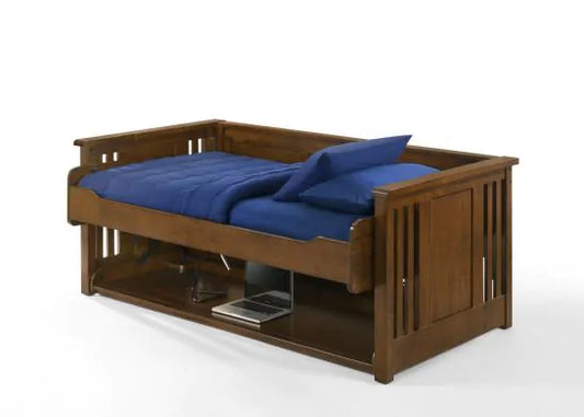 Night & Day Artisan Murphy Folding Desk Bed in Black Walnut Finish