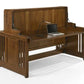Night & Day Artisan Murphy Folding Desk Bed in Black Walnut Finish
