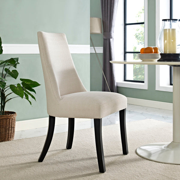 Reverie Dining Side Chair Beige by Modway
