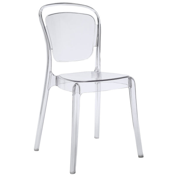 Entreat Dining Side Chair Clear by Modway