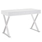 Sector Office Desk White | Fiber by Modway