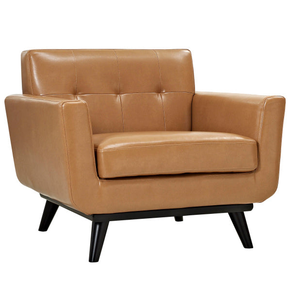 Engage Bonded Leather Armchair by Modway