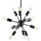 Spectrum Metal Chandelier Black by Modway