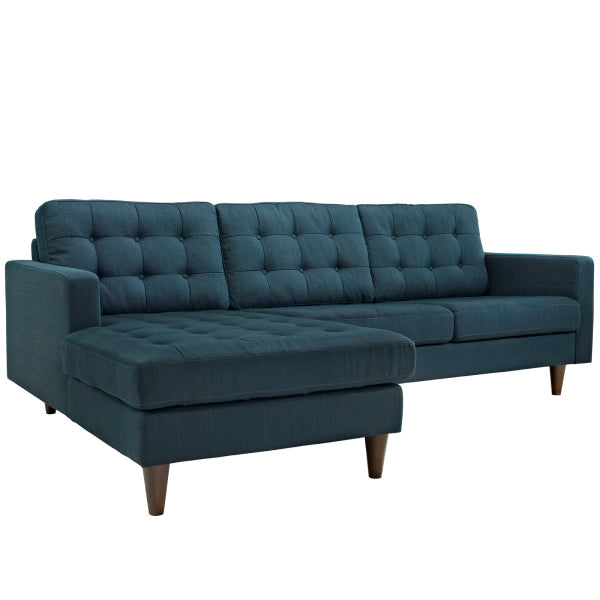 Empress Left-Facing Upholstered Fabric Sectional Sofa by Modway