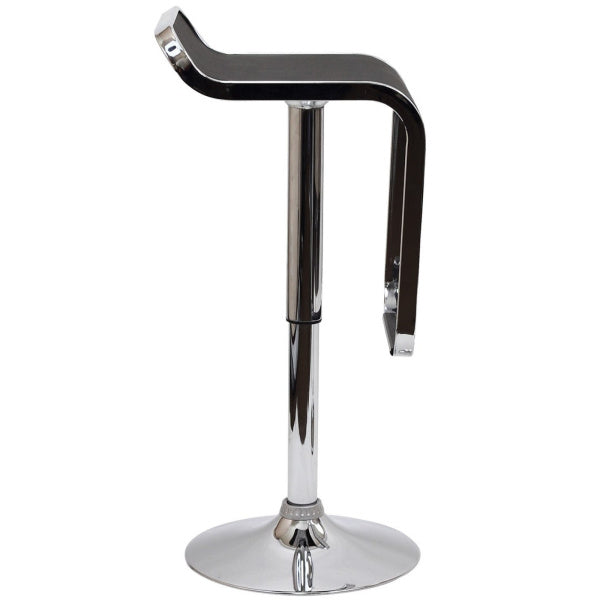 LEM Vinyl Bar Stool Black by Modway