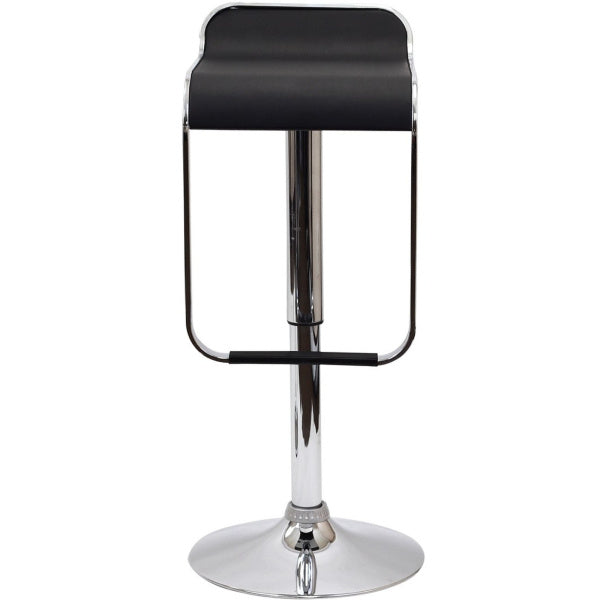 LEM Vinyl Bar Stool Black by Modway