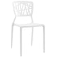 Astro Dining Side Chair White by Modway