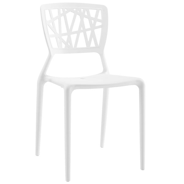 Astro Dining Side Chair White by Modway