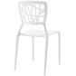 Astro Dining Side Chair White by Modway