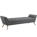 Response Upholstered Fabric Bench by Modway