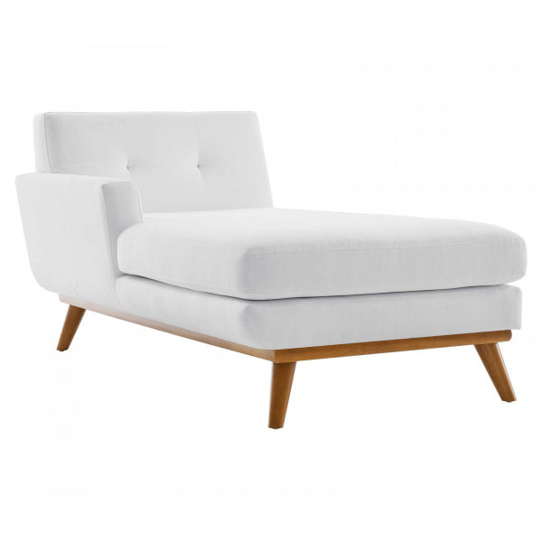 Engage LeftFacing Upholstered Fabric Chaise by Modway