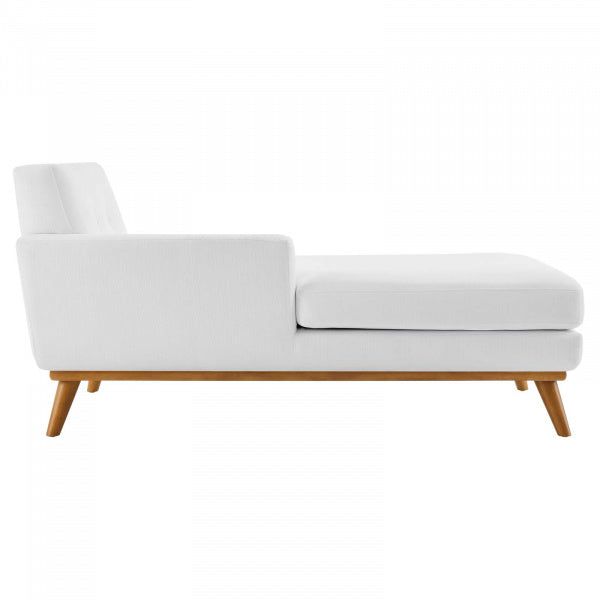 Engage LeftFacing Upholstered Fabric Chaise by Modway