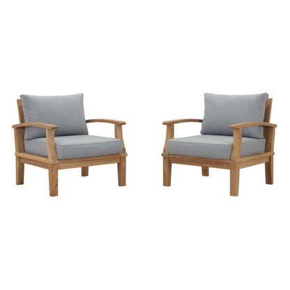 Marina 2 Piece Outdoor Patio Teak Set by Modway
