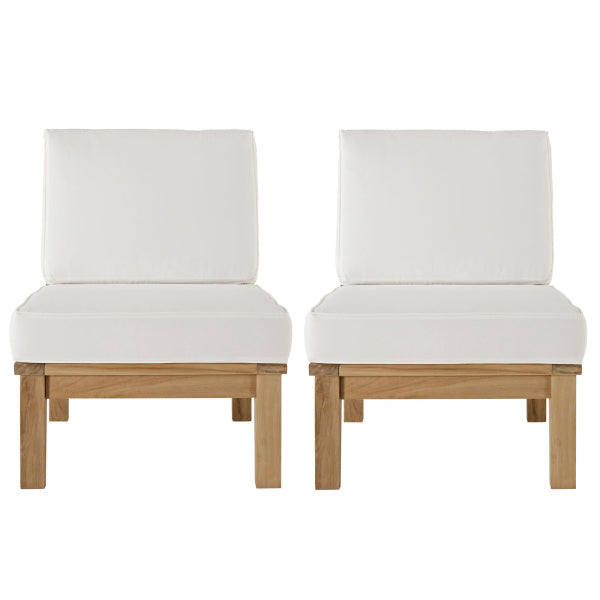 Marina 2 Piece Outdoor Patio Teak Set by Modway