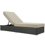 Sojourn Outdoor Patio Sunbrella Chaise Lounge by Modway