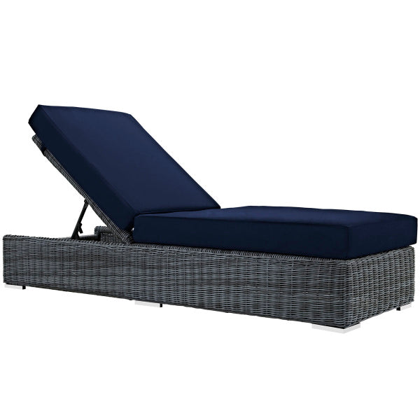 Summon Outdoor Patio Sunbrella Chaise Lounge by Modway