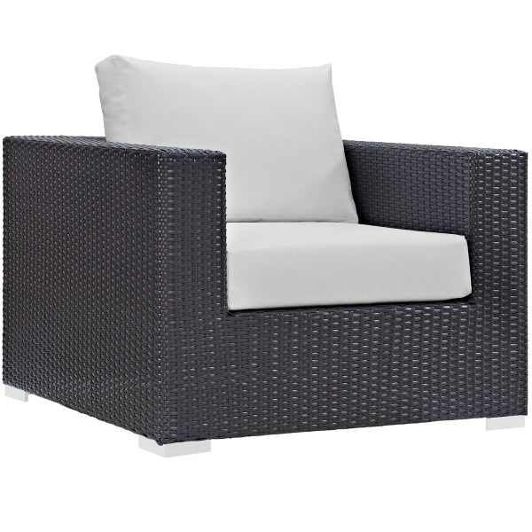 Convene Outdoor Patio Armchair in Espresso by Modway