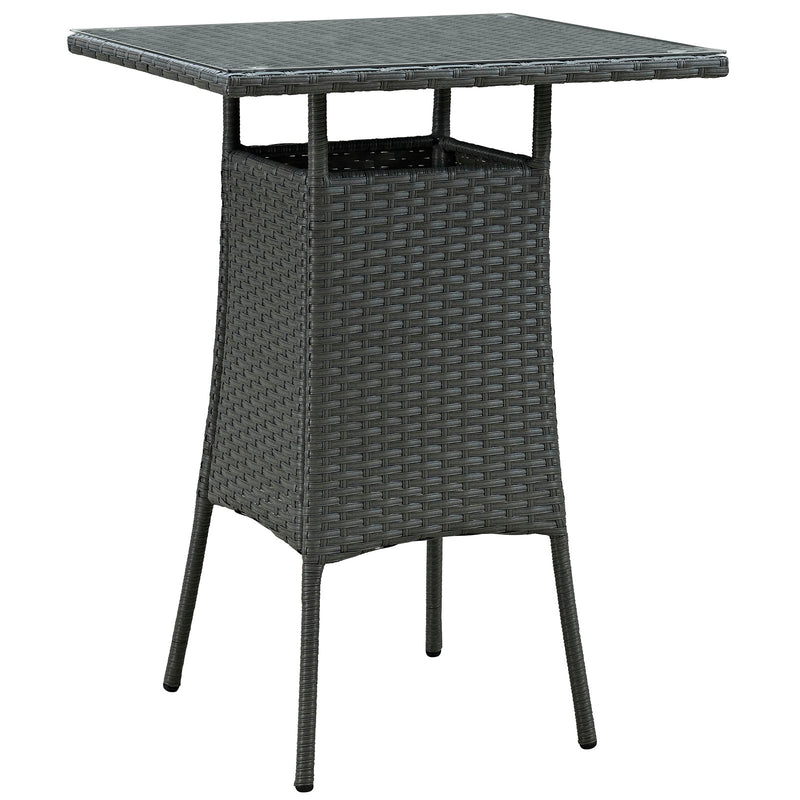 Sojourn Small Outdoor Patio Bar Table By Modway