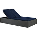 Sojourn Outdoor Patio Sunbrella Double Chaise by Modway
