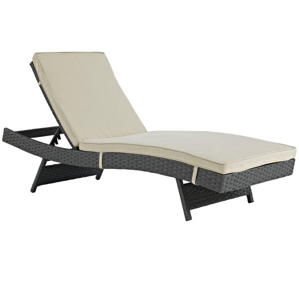 Sojourn Outdoor Patio Sunbrella Chaise by Modway