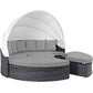 Summon Canopy Outdoor Patio Sunbrella Daybed by Modway