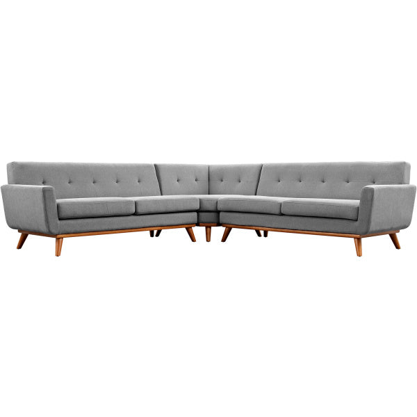 Engage L-Shaped Upholstered Fabric Sectional Sofa by Modway