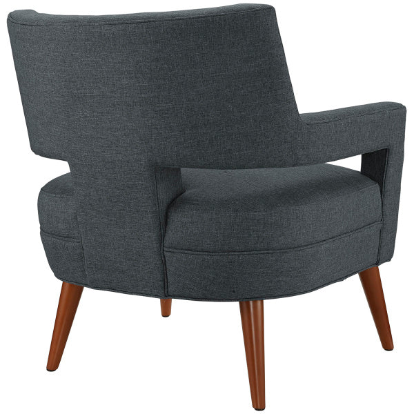 Sheer Upholstered Fabric Armchair | Polyester by Modway