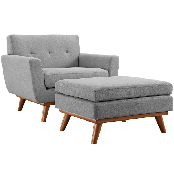 Engage 2 Piece Armchair and Ottoman by Modway