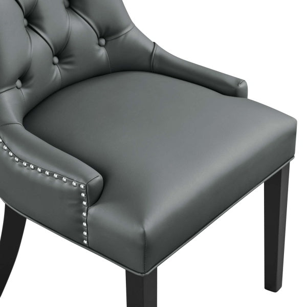 Regent Tufted Vegan Leather Dining Chair By Modway