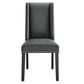 Baron Vegan Leather Dining Chair By Modway