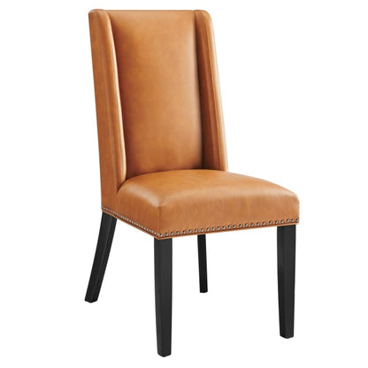 Baron Vegan Leather Dining Chair By Modway