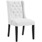 Baronet Button Tufted Vegan Leather Dining Chair By Modway