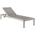 Shore Outdoor Patio Aluminum Mesh Chaise by Modway