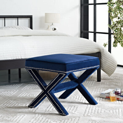Rivet Bench| Polyester by Modway