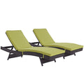 Convene Chaise Outdoor Patio Set of 2 by Modway