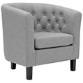 Prospect Upholstered Fabric Armchair | Polyester by Modway