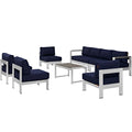 Shore 7 Piece Outdoor Patio Sectional Sofa Set by Modway