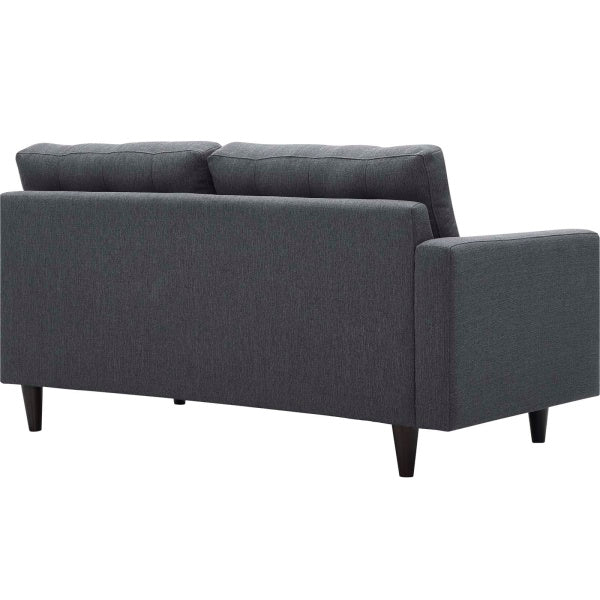 Empress Left-Facing Upholstered Fabric Loveseat by Modway